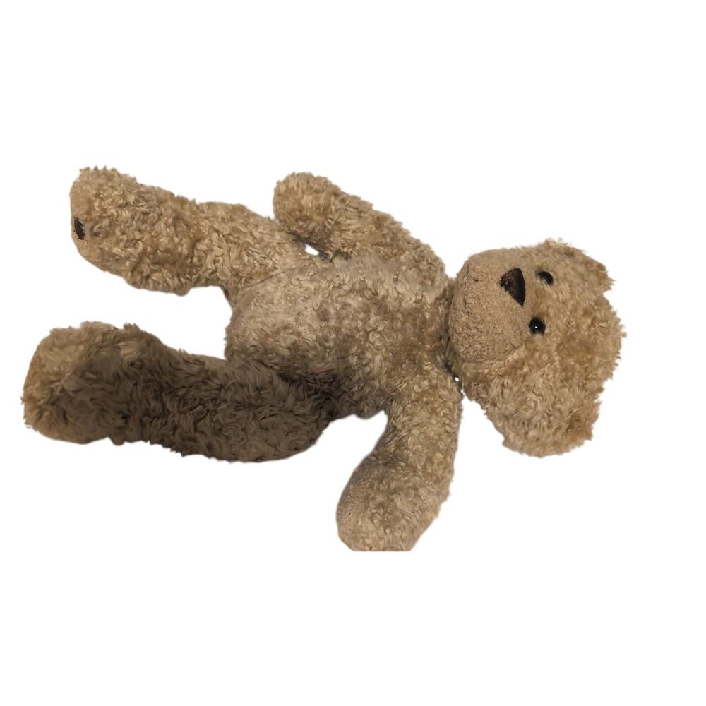 Build-A-Bear Workshop Tan Curly Teddy Bear Plush 16” EUC
